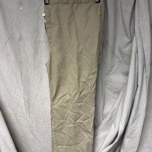 Dickies Men's Khaki Chinos 874 original fit 50/32